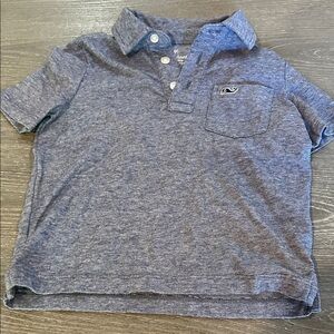 Vineyard Vines Heathered Blue Kids Polo